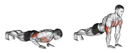 Narrow outlet push ups